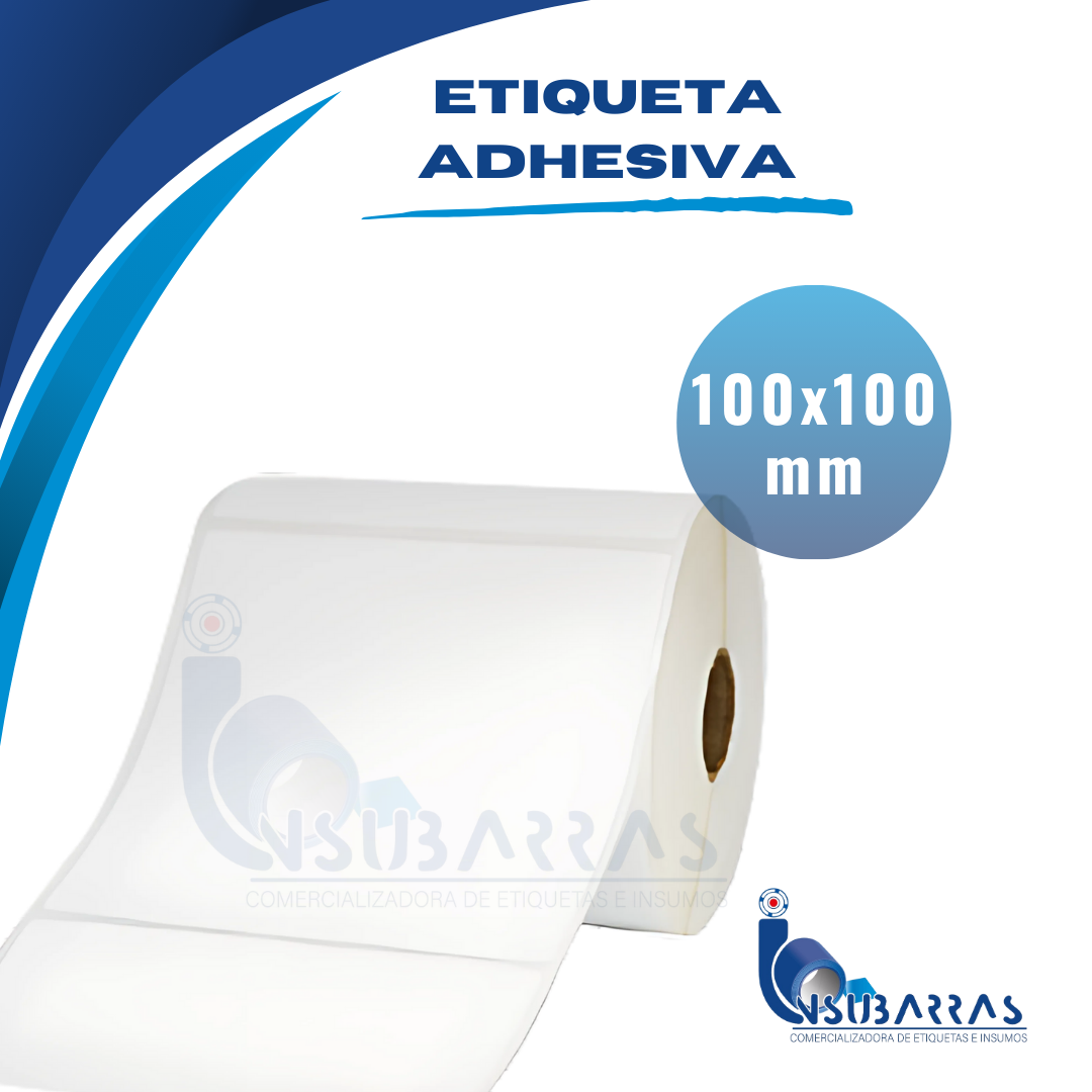 100x100 mm - POLIPROPILENO BLANCO BRILLANTE
