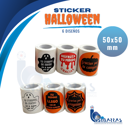 STICKER HALLOWEEN x50 Und