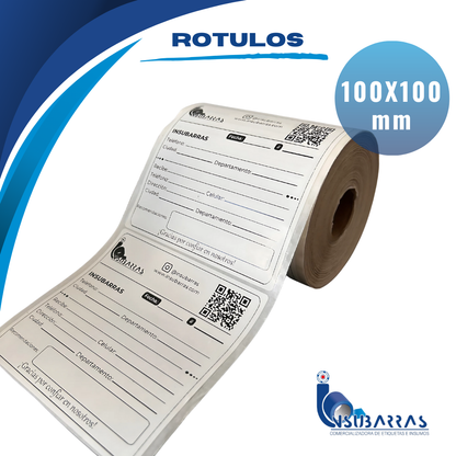 ROTULO 100x100 mm