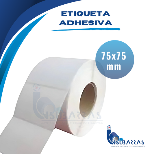 75x75 mm - POLIPROPILENO BLANCO BRILLANTE