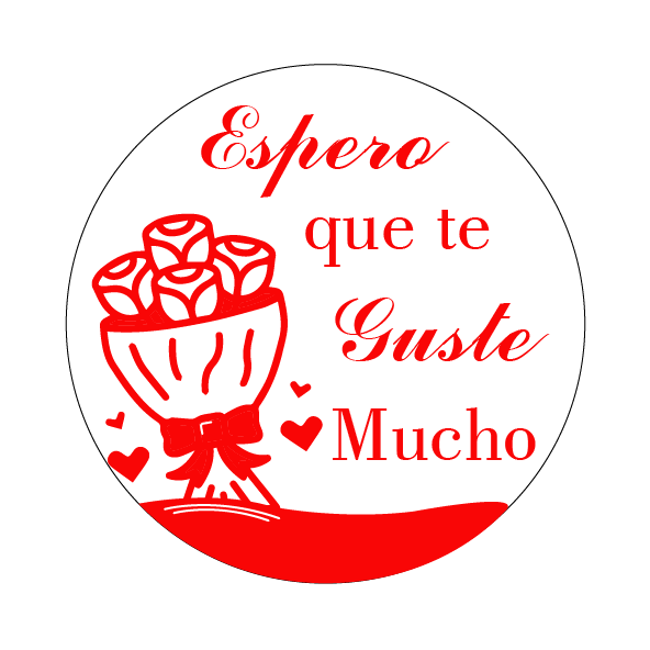 STICKER SAN VALENTIN X50 Und