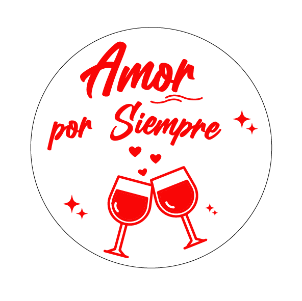 STICKER SAN VALENTIN X50 Und