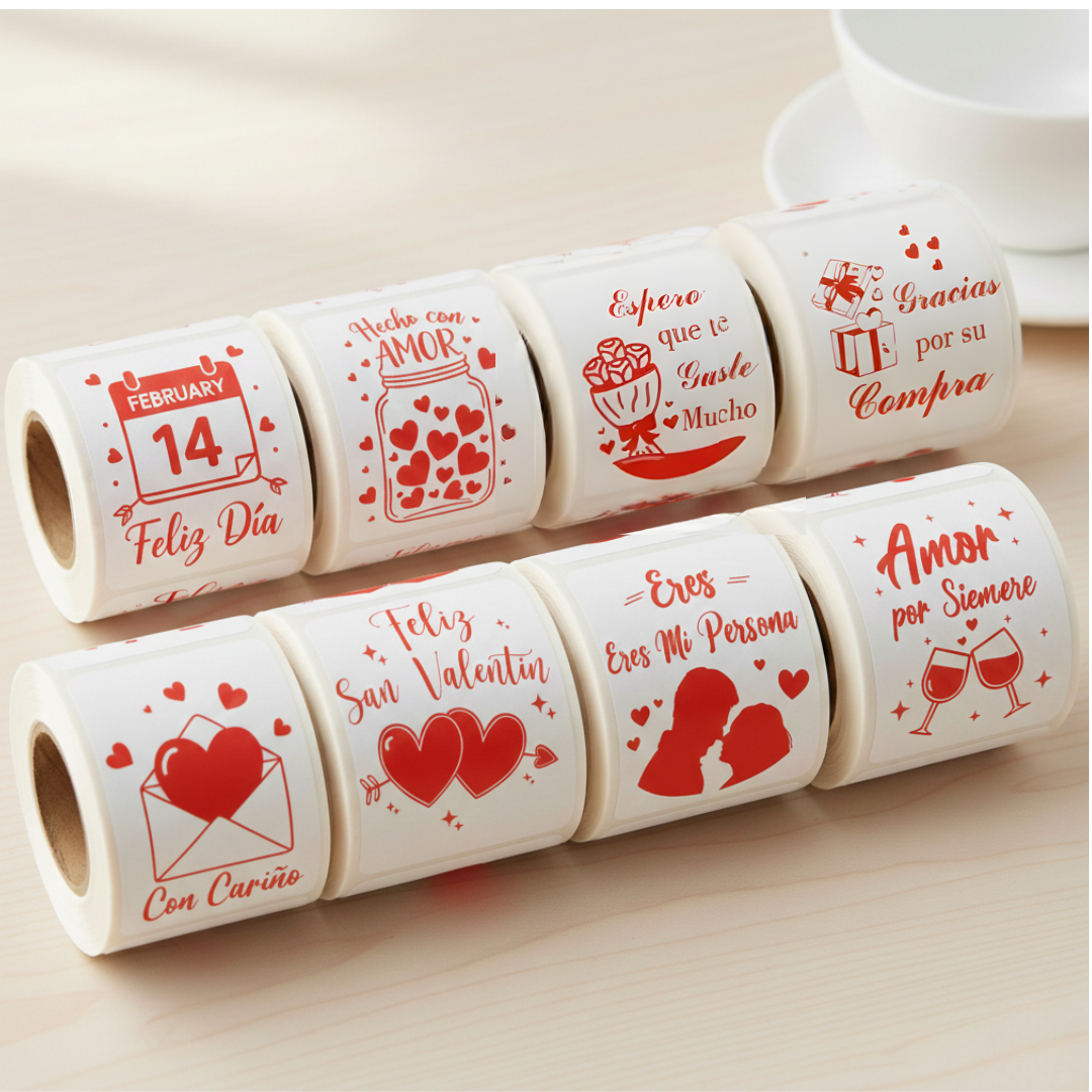 STICKER SAN VALENTIN X50 Und